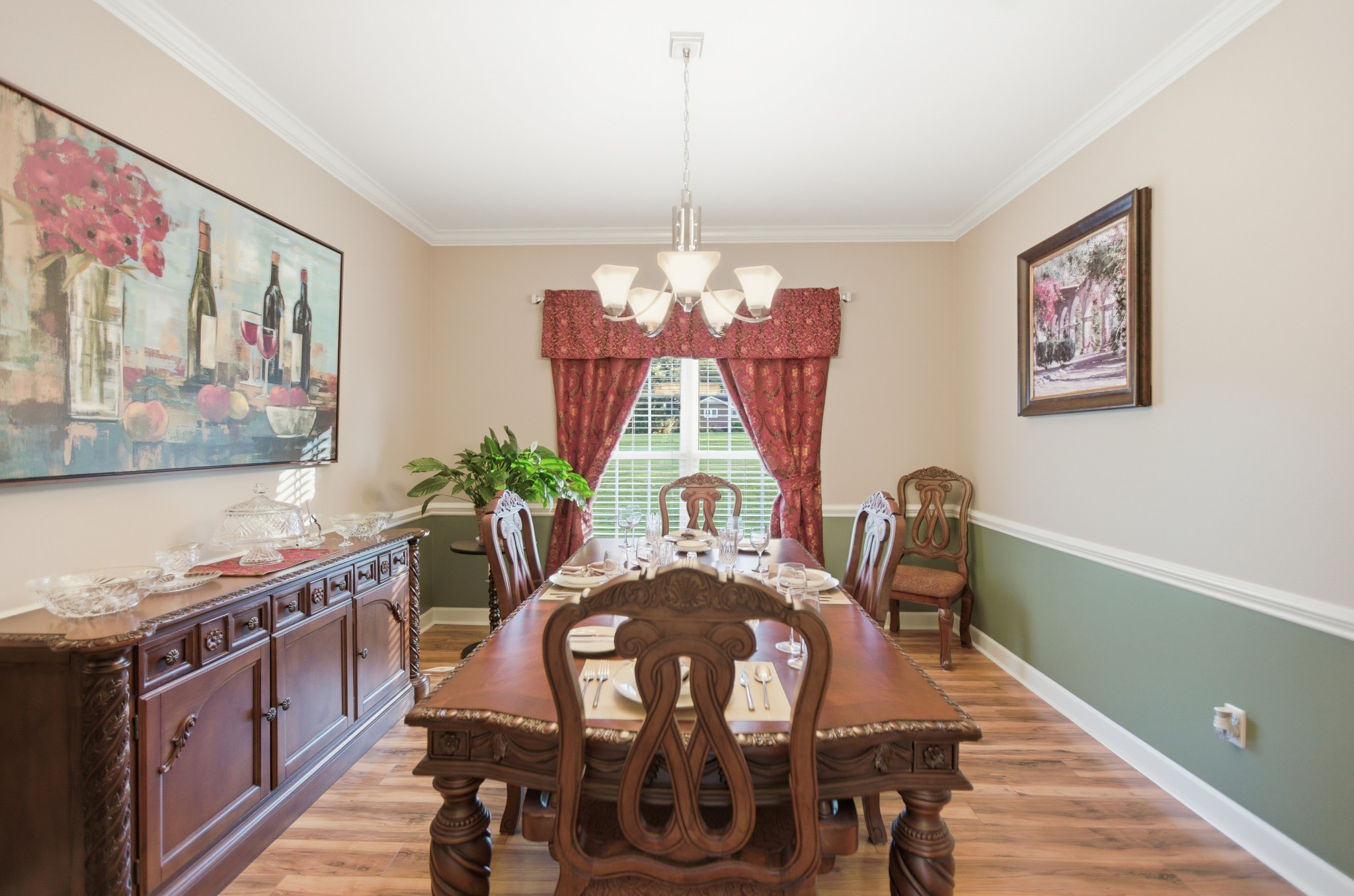 431 Ovoca Lake Road Tullahoma, TN 37388 - Photo 17 of 58 a view of a dining room with furniture window and wooden floor