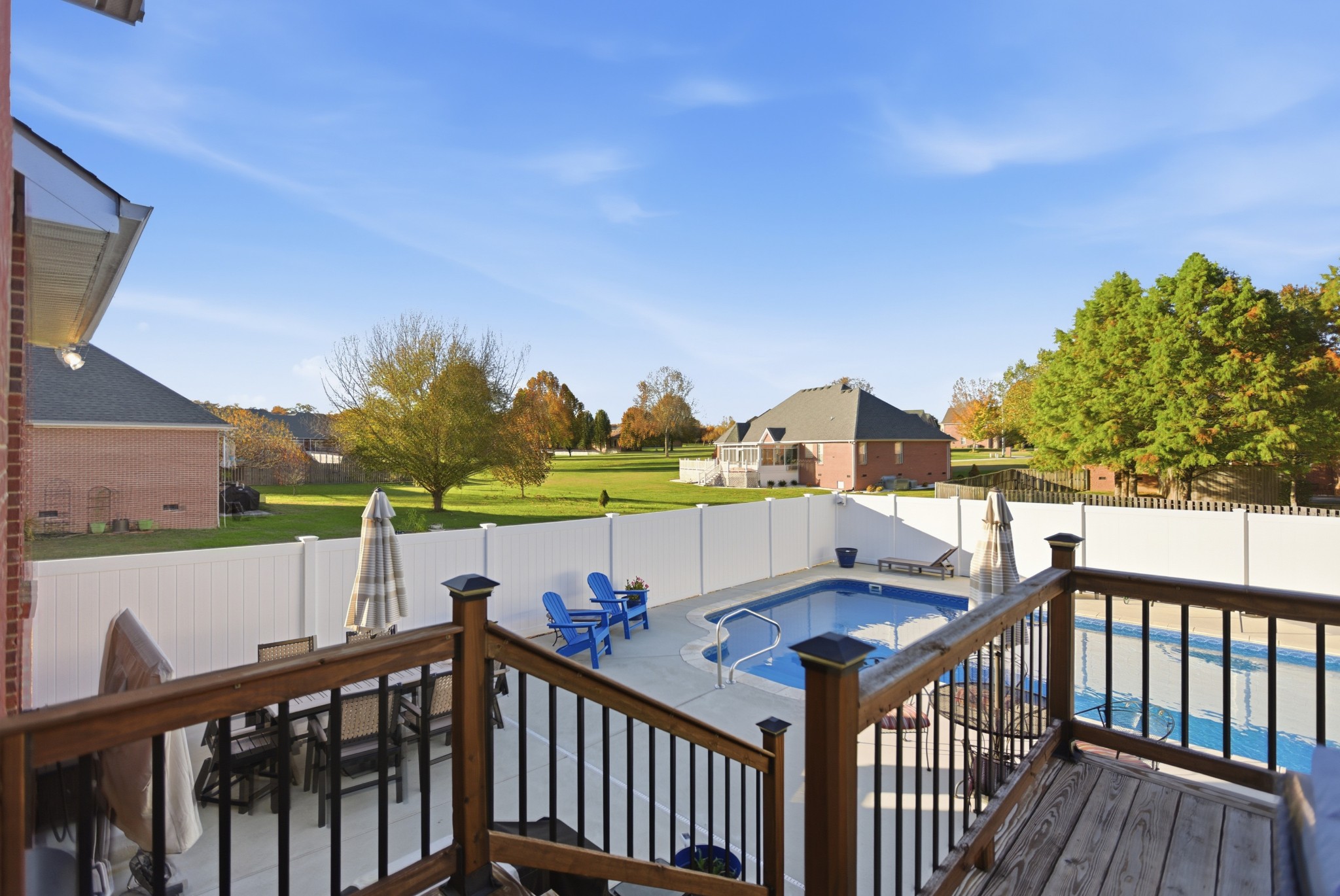 431 Ovoca Lake Road Tullahoma, TN 37388 - Photo 47 of 58 a view of balcony with wooden floor and outdoor seating