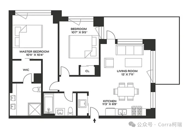 $1,230,000 | 22-43 Jackson Avenue, Unit 7F | Long Island City