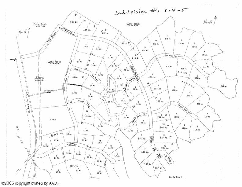 River Falls Lot Map