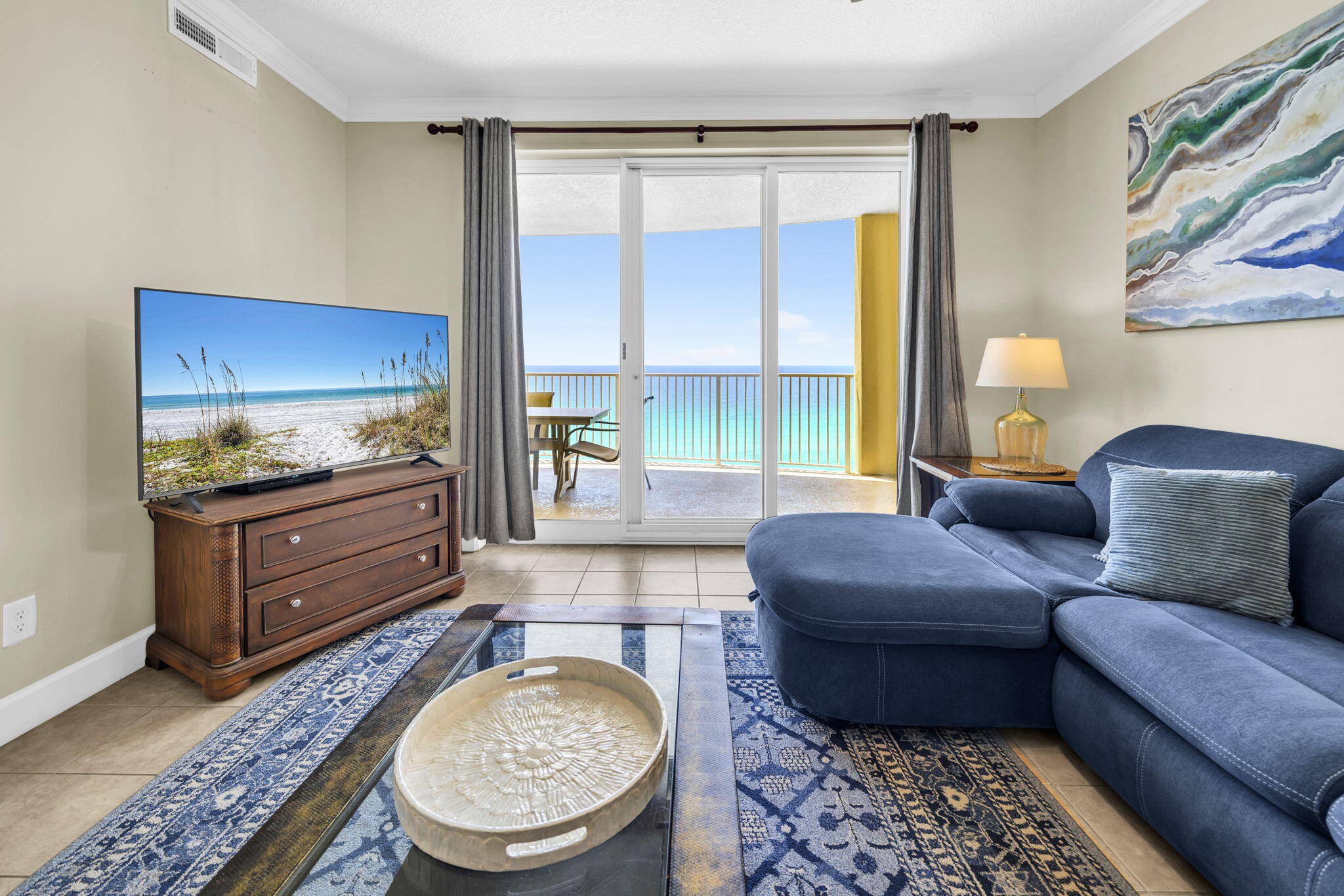 17545 Front Beach Road, Unit 1108 Panama City Beach, FL 32413 - Photo 3 of 43 Living Area View 5