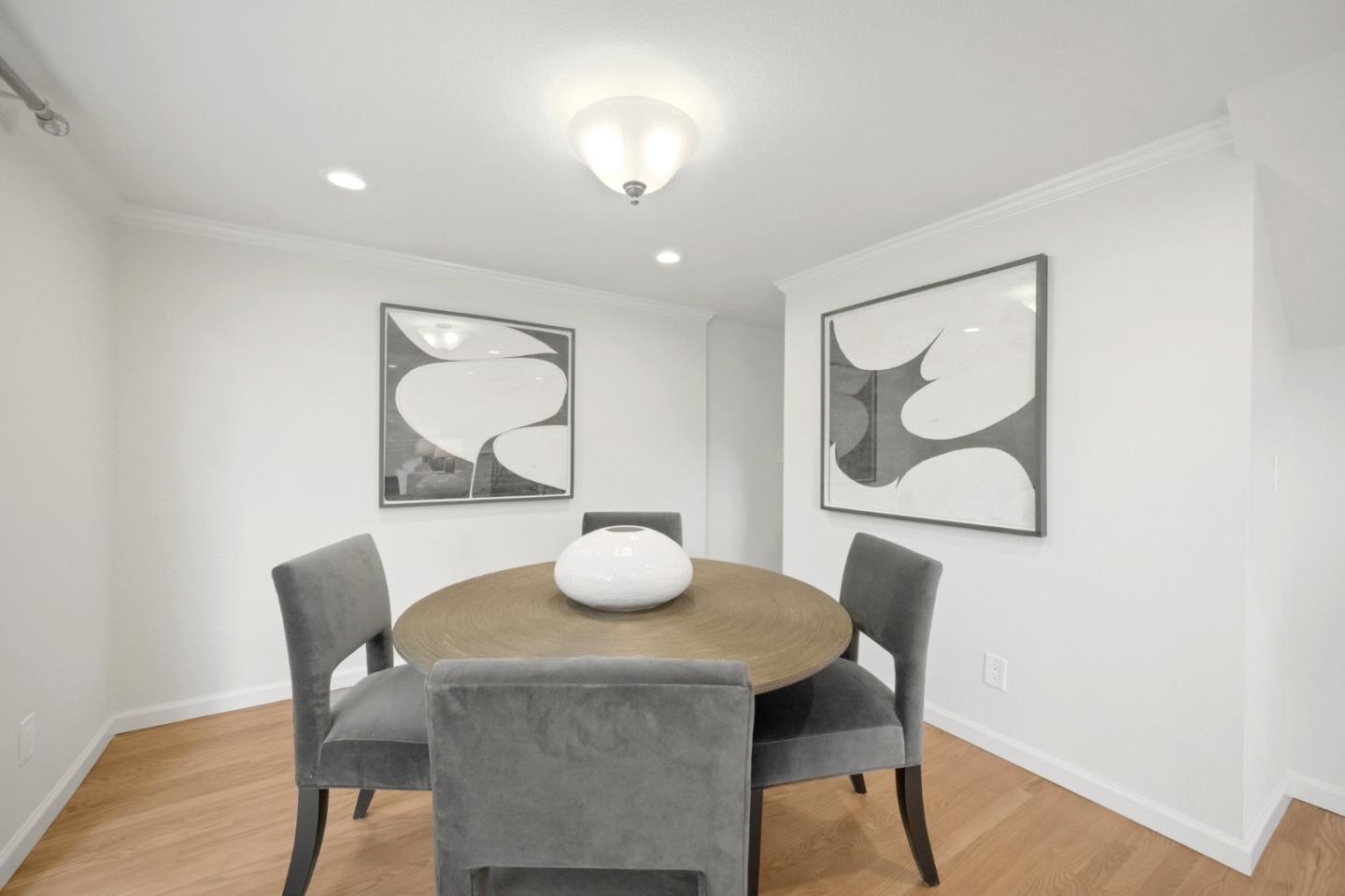 446 Hogarth Terrace Sunnyvale, CA 94087 - Photo 11 of 36 a dining room with furniture and wooden floor