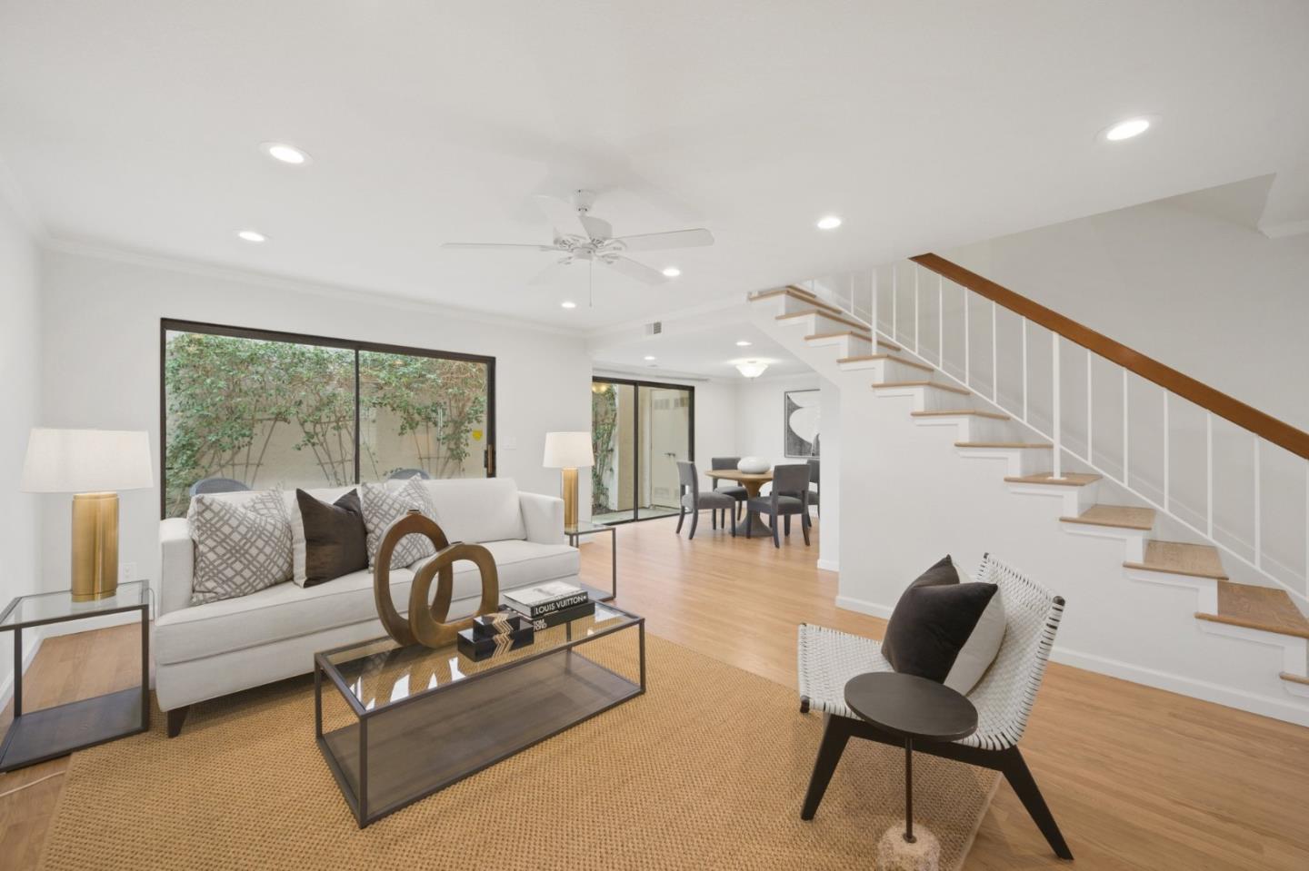 446 Hogarth Terrace Sunnyvale, CA 94087 - Photo 8 of 36 a living room with furniture and a large window