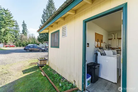a room with storage and utility