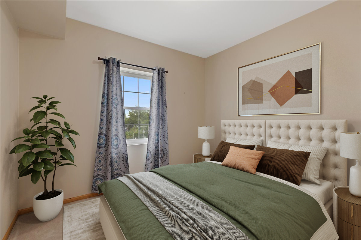 19806 Wolf Road, Unit 405 Mokena, IL 60448 - Photo 8 of 14 a bedroom with a bed and a window