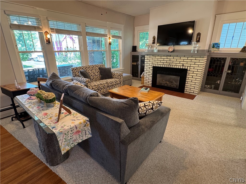217 Bates Avenue Oneida, NY 13421 - Photo 13 of 39 Living room w/ gas FP