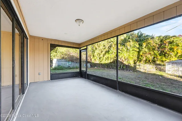 a view of a room with window