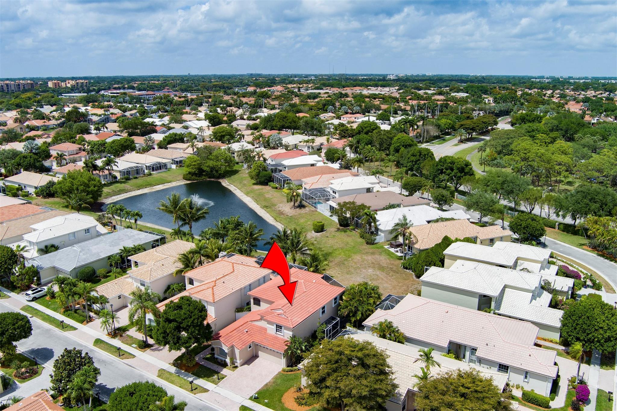 6357 Brava Way Boca Raton, FL 33433 - Photo 11 of 73 an aerial view of residential houses with outdoor space