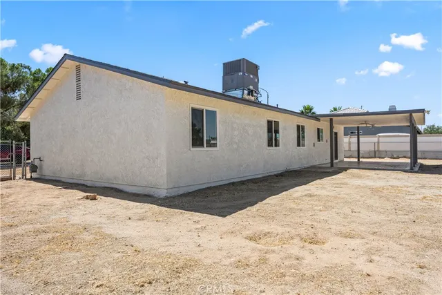 a view of a house with a outdoor space