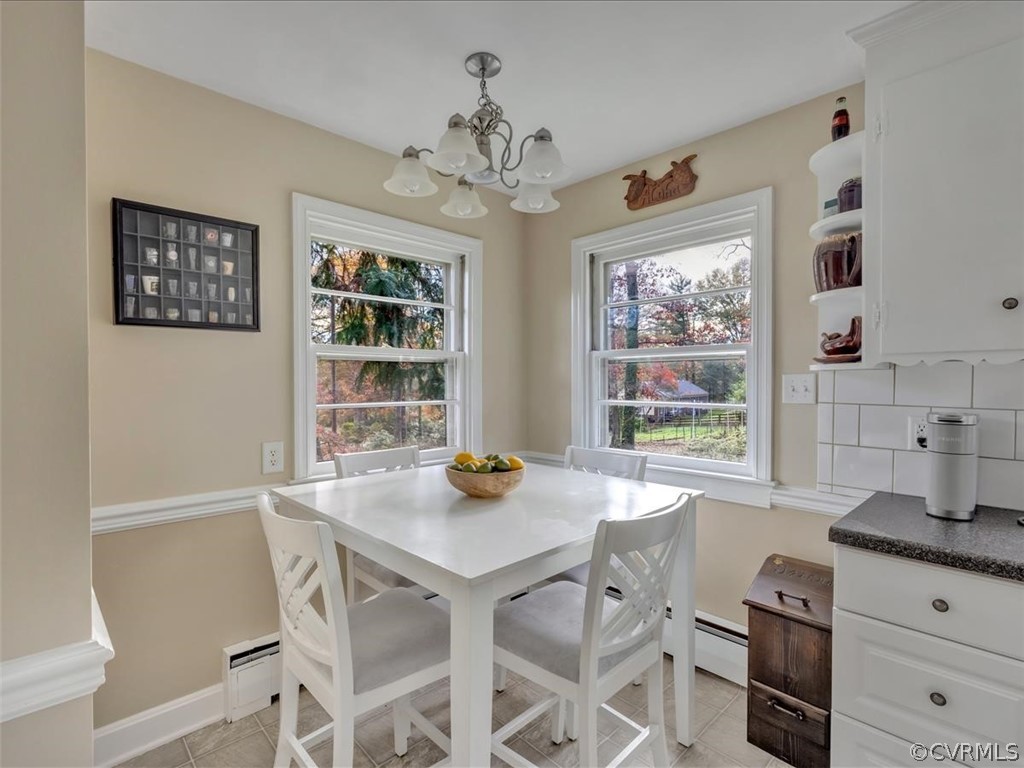 4232 Randolph Road Chesterfield, VA 23236 - Photo 12 of 31 Eat-in Kitchen with chair rail trim