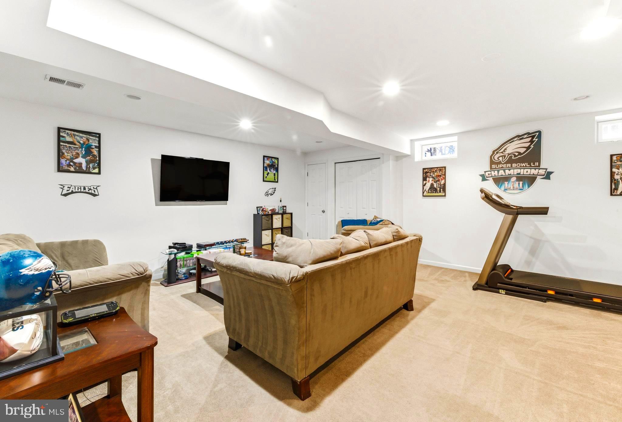 105 Oak Ridge Drive Mount Royal, NJ 08061 - Photo 10 of 22 Finished Basement with High Ceilings