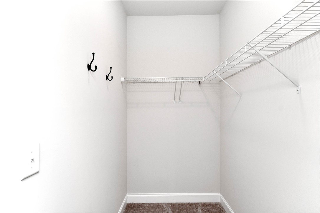 3131 Lullwater Drive Anderson, SC 29624 - Photo 19 of 31 This functional walk-in closet offers practical storage solutions with shelving and ample space.