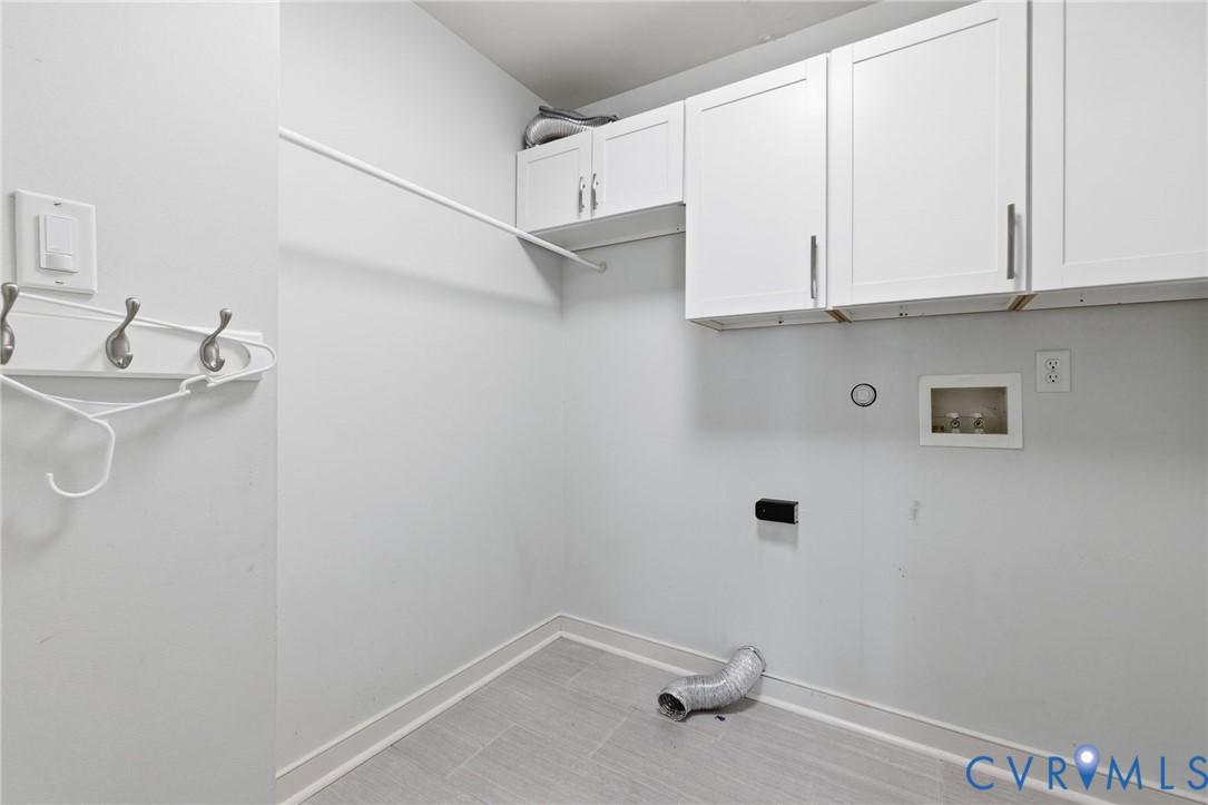 13524 Mountcastle Road Chesterfield, VA 23832 - Photo 24 of 44 Dedicated laundry space featuring white shaker-sty