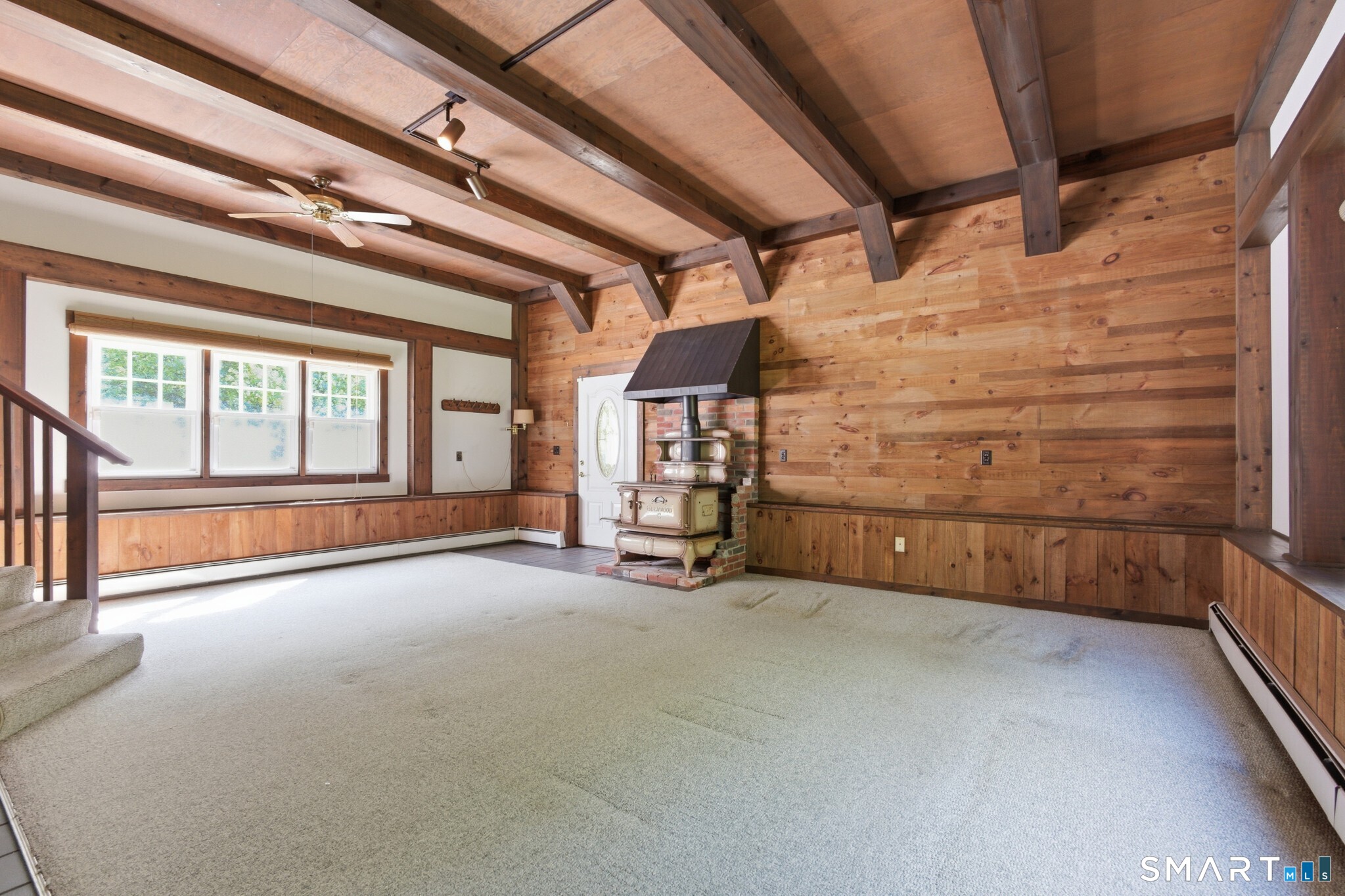70 Mahoney Road Colchester, CT 06415 - Photo 12 of 40 a view of an empty room with a fireplace