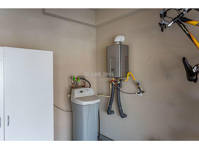 2337 Rue Royale Street Henderson, NV 89044 - Photo 34 of 35 Property Photo. Tankless Hot Water Heater & Water Softener