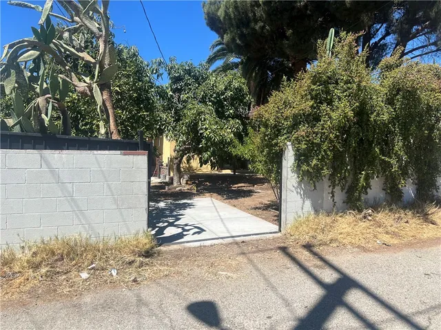 a view of small yard