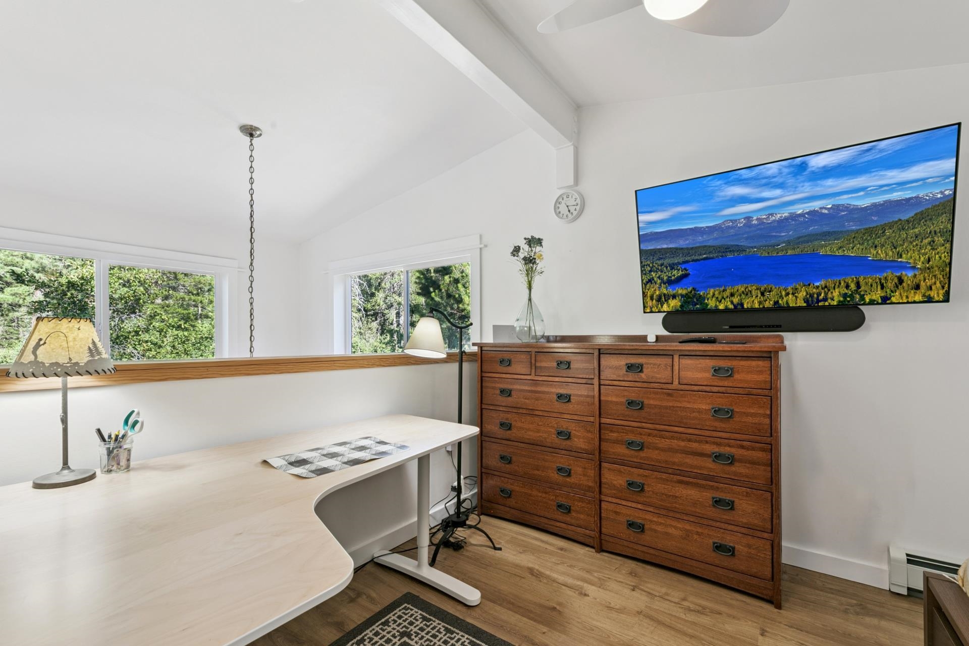 7594-7598 River Road Truckee, CA 96161 - Photo 20 of 27 a living room with furniture and wooden floor