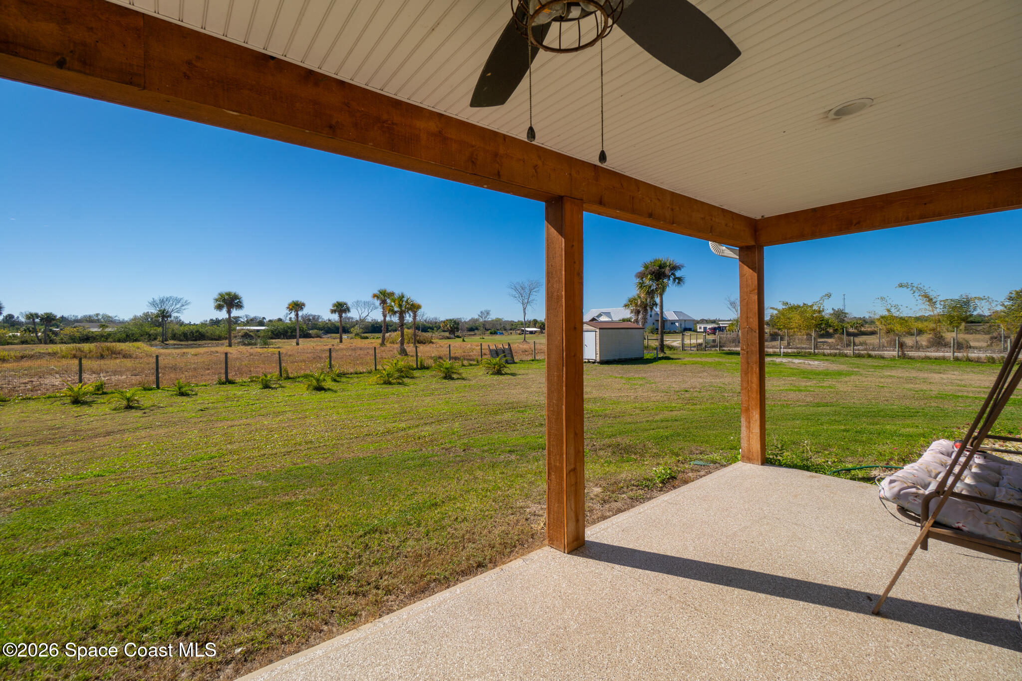 3440 Hammock Road Mims, FL 32754 - Photo 40 of 56 Covered Back Porch