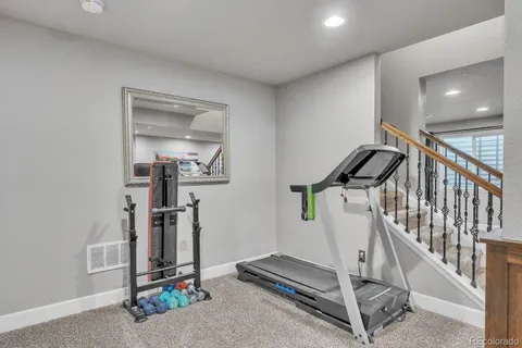 a view of gym equipment