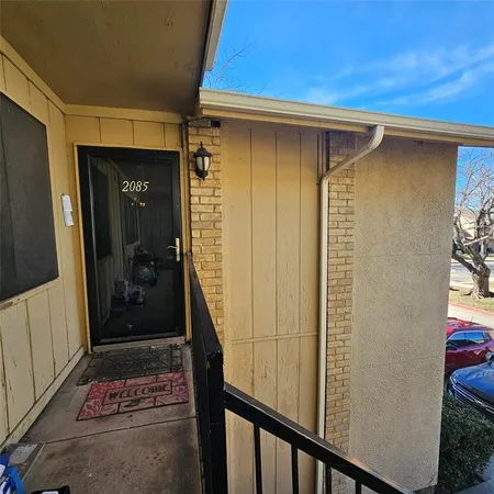 a view of front door