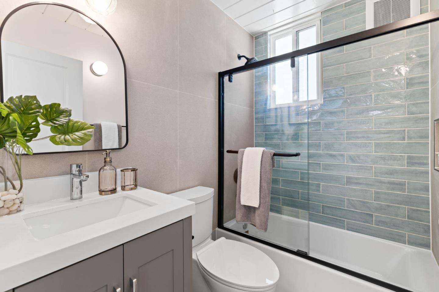 1734 Wolfe Drive San Mateo, CA 94402 - Photo 25 of 43 a bathroom with a sink toilet and shower