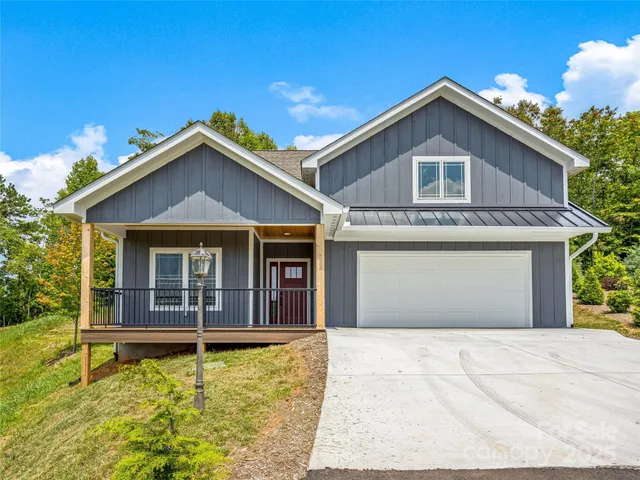 a house with trees in the background