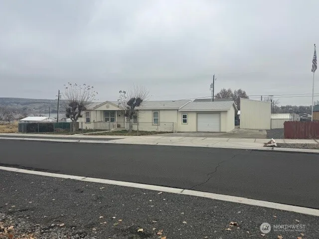a view of a balcony with city view