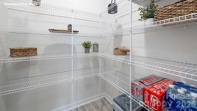 a view of storage and utility room