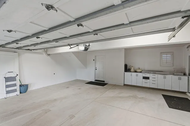 a view of street with sitting area