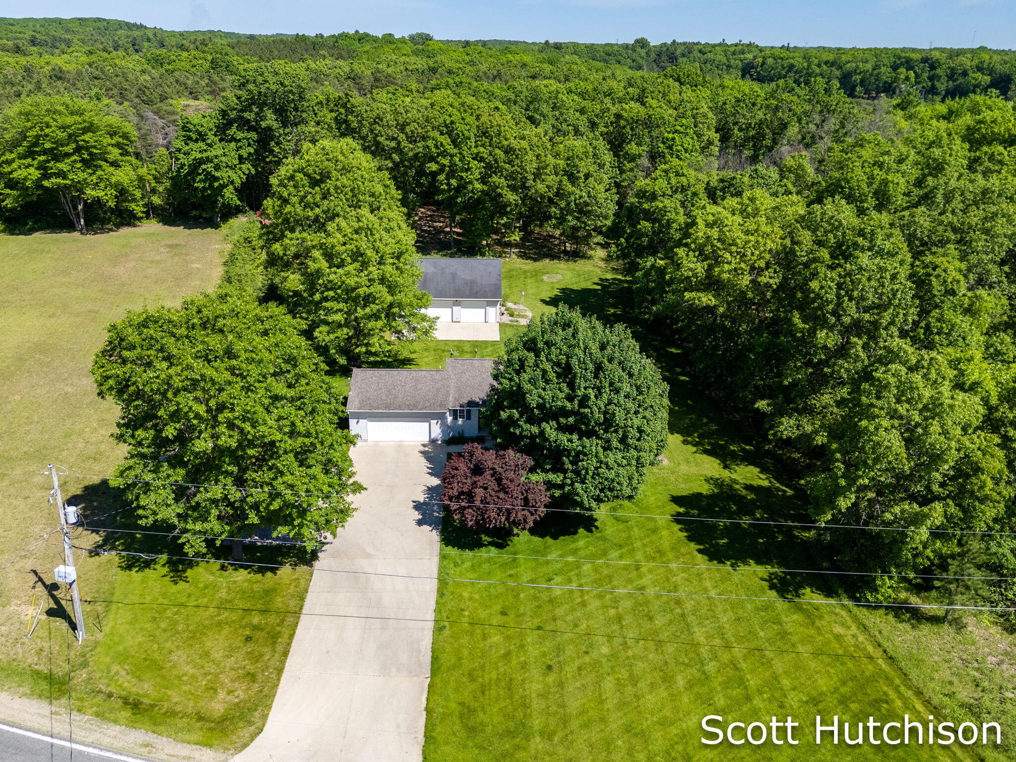 3439 Johnson Road Gowen, MI 49326 - Photo 50 of 53 2-web-or-mls-3439 Johnson Rd aerial-1