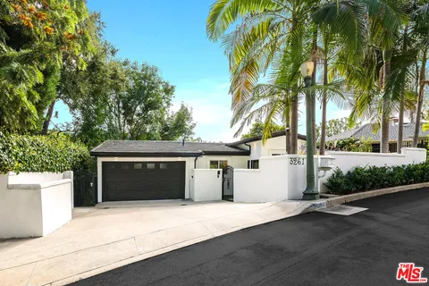 a outdoor space with patio couches and a potted plant