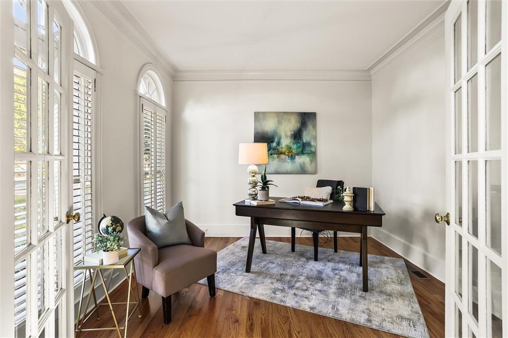 3184 Isleworth Trace Duluth, GA 30097 - Photo 7 of 75 a view of a workspace with furniture and a window