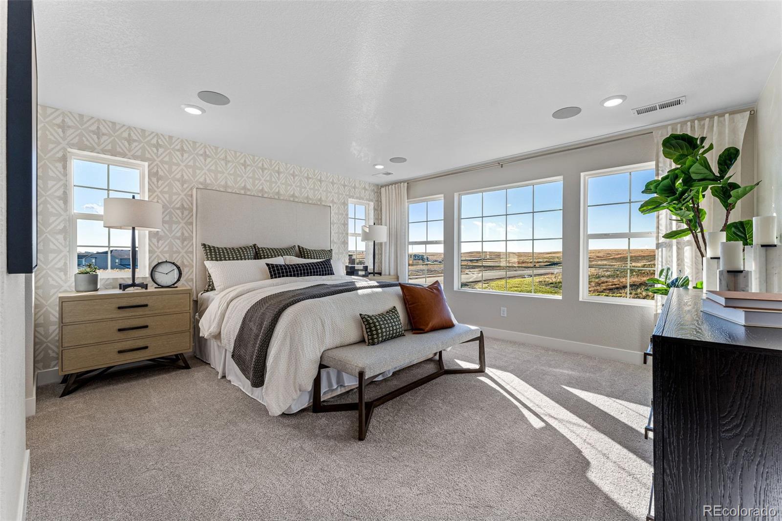 39782 Penn Road Elizabeth, CO 80107 - Photo 23 of 37 a bedroom with bed and a large window