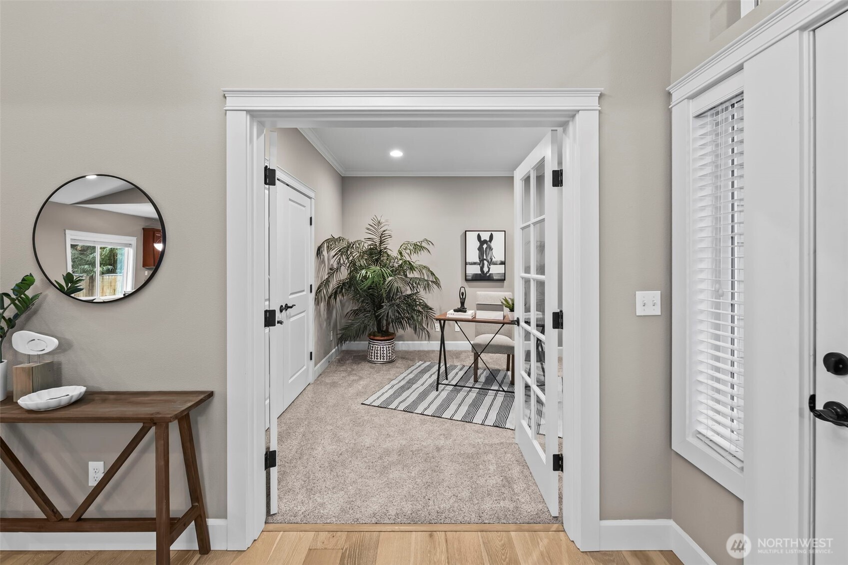 14892 Peacock Hill Road Southeast Olalla, WA 98359 - Photo 16 of 40 a view of entryway with livingroom and furniture