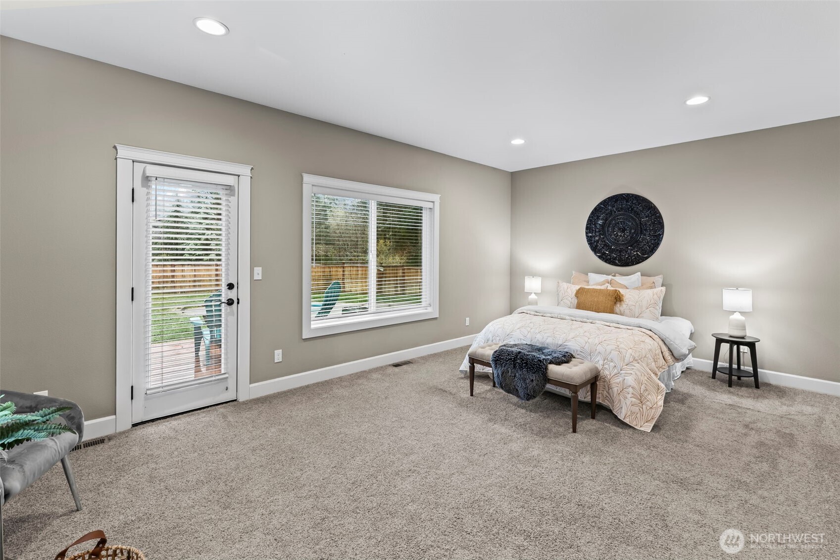 14892 Peacock Hill Road Southeast Olalla, WA 98359 - Photo 19 of 40 a bedroom with a bed and a window