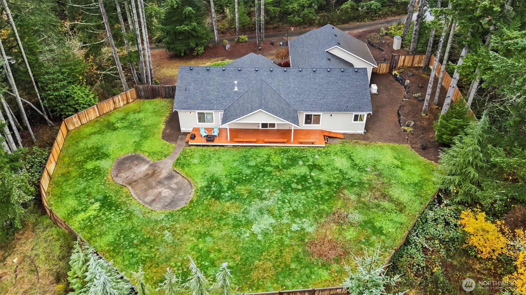 14892 Peacock Hill Road Southeast Olalla, WA 98359 - Photo 32 of 40 an aerial view of a house