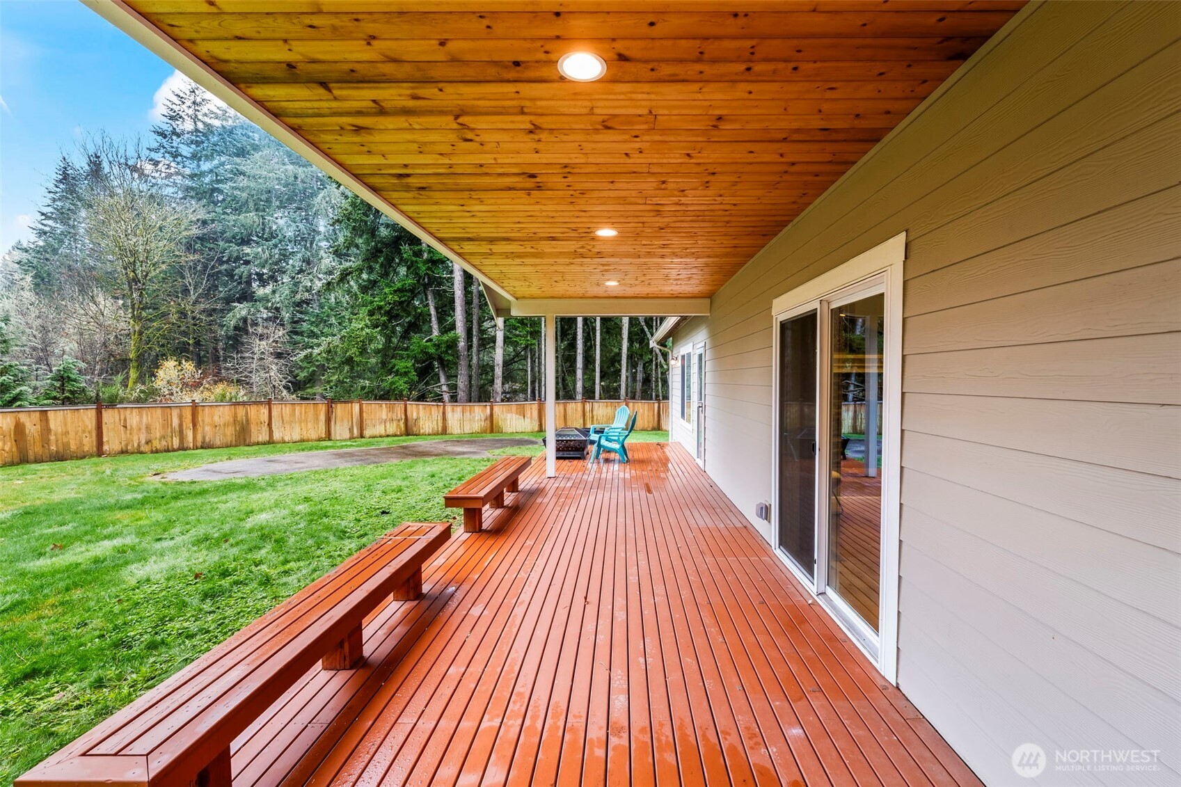 14892 Peacock Hill Road Southeast Olalla, WA 98359 - Photo 34 of 40 a view of a backyard with sitting area