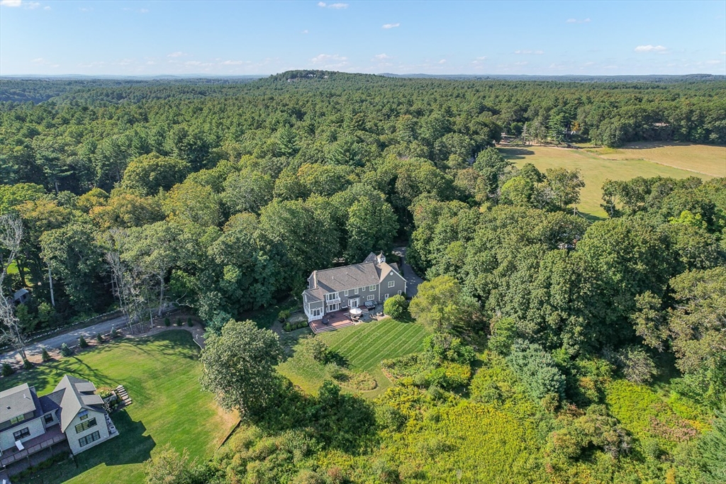 33 Old Concord Road Lincoln, MA 01773 - Photo 42 of 42 an aerial view of a house with a yard