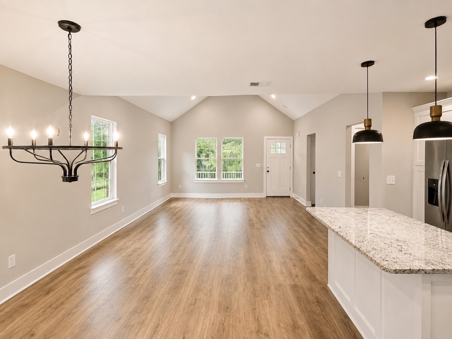 4619 Chapel Hill Road Southside, TN 37171 - Photo 13 of 29 a view of empty room with wooden floor and windows