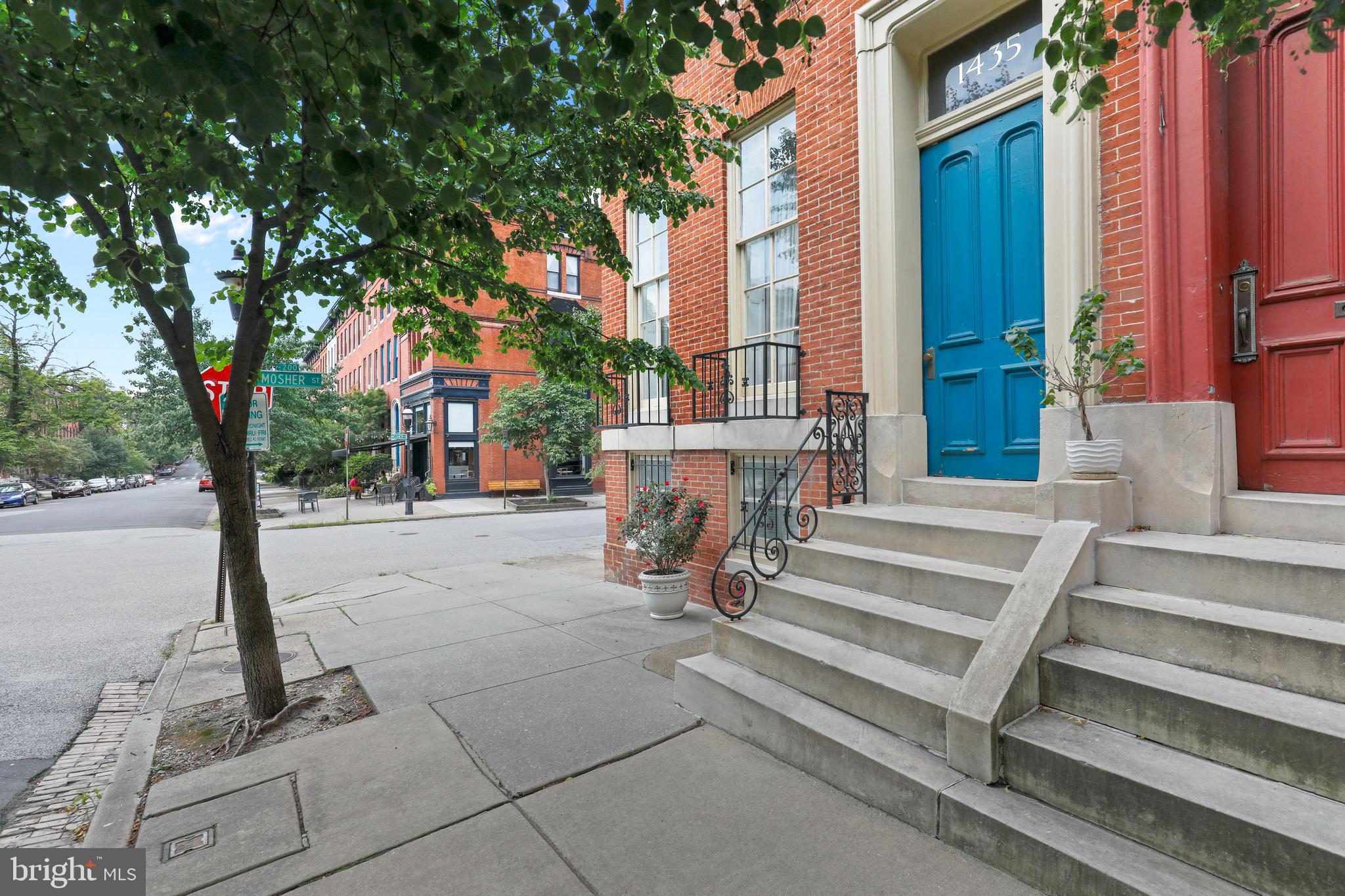 1435 Bolton Street, Unit 2 Baltimore, MD 21217 - Photo 8 of 45 Al fresco dining within a few feet from front door