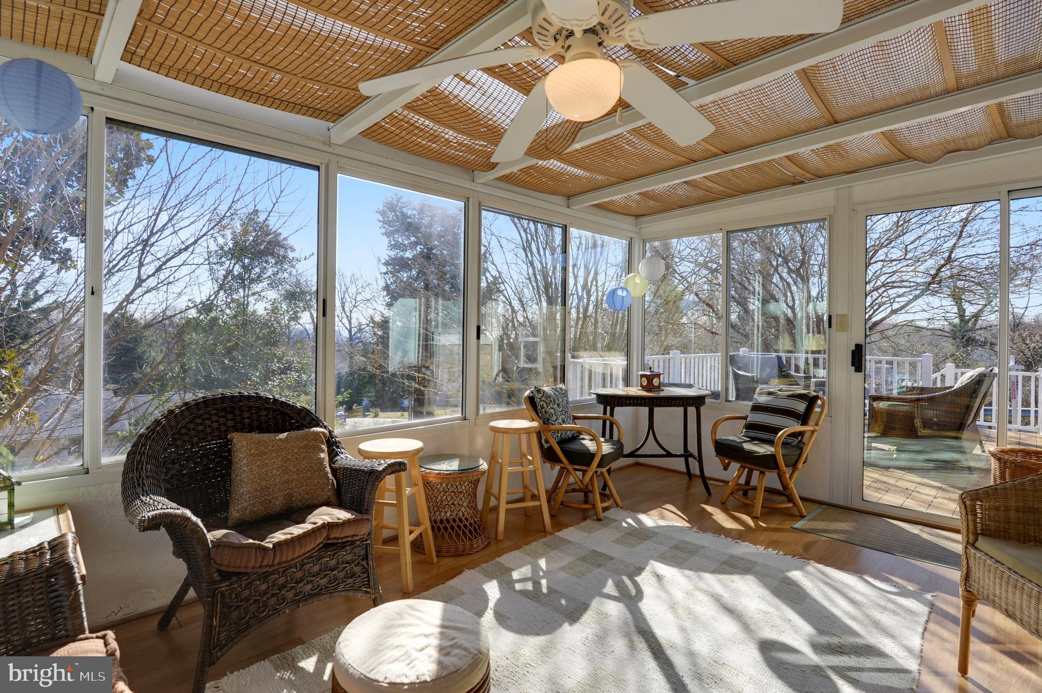 4888 Ridge Road Chesapeake Beach, MD 20732 - Photo 38 of 56 Sunroom with heat and air conditioning