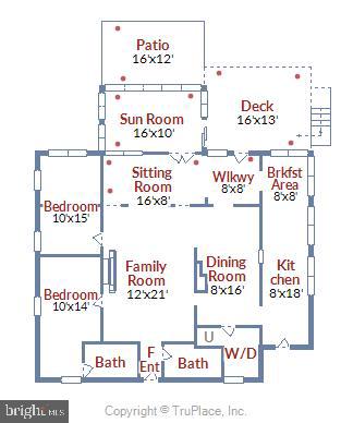 4888 Ridge Road Chesapeake Beach, MD 20732 - Photo 56 of 56 Floor plan