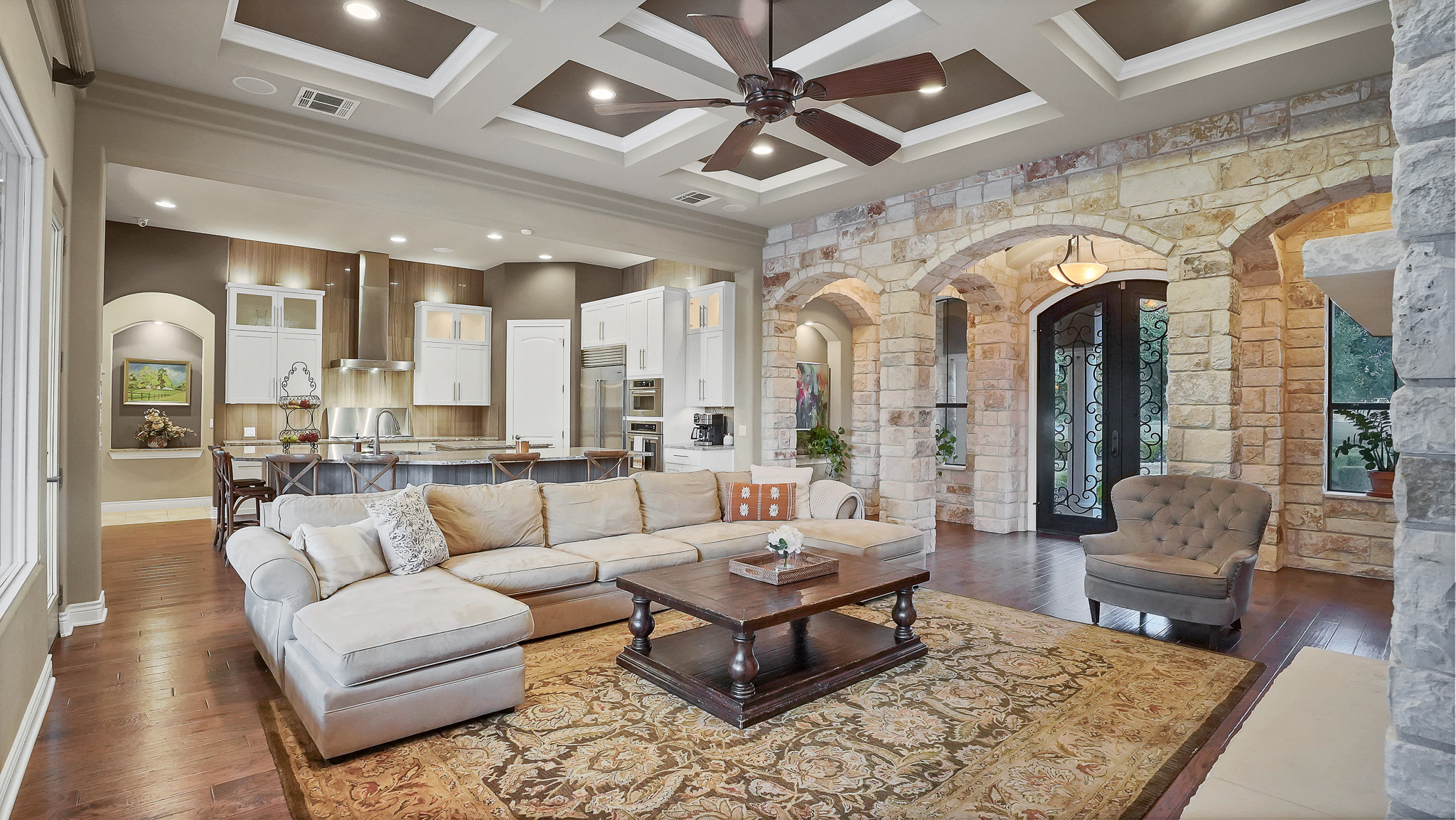 409 Escalera Parkway Georgetown, TX 78628 - Photo 10 of 40 a living room with furniture and a large window