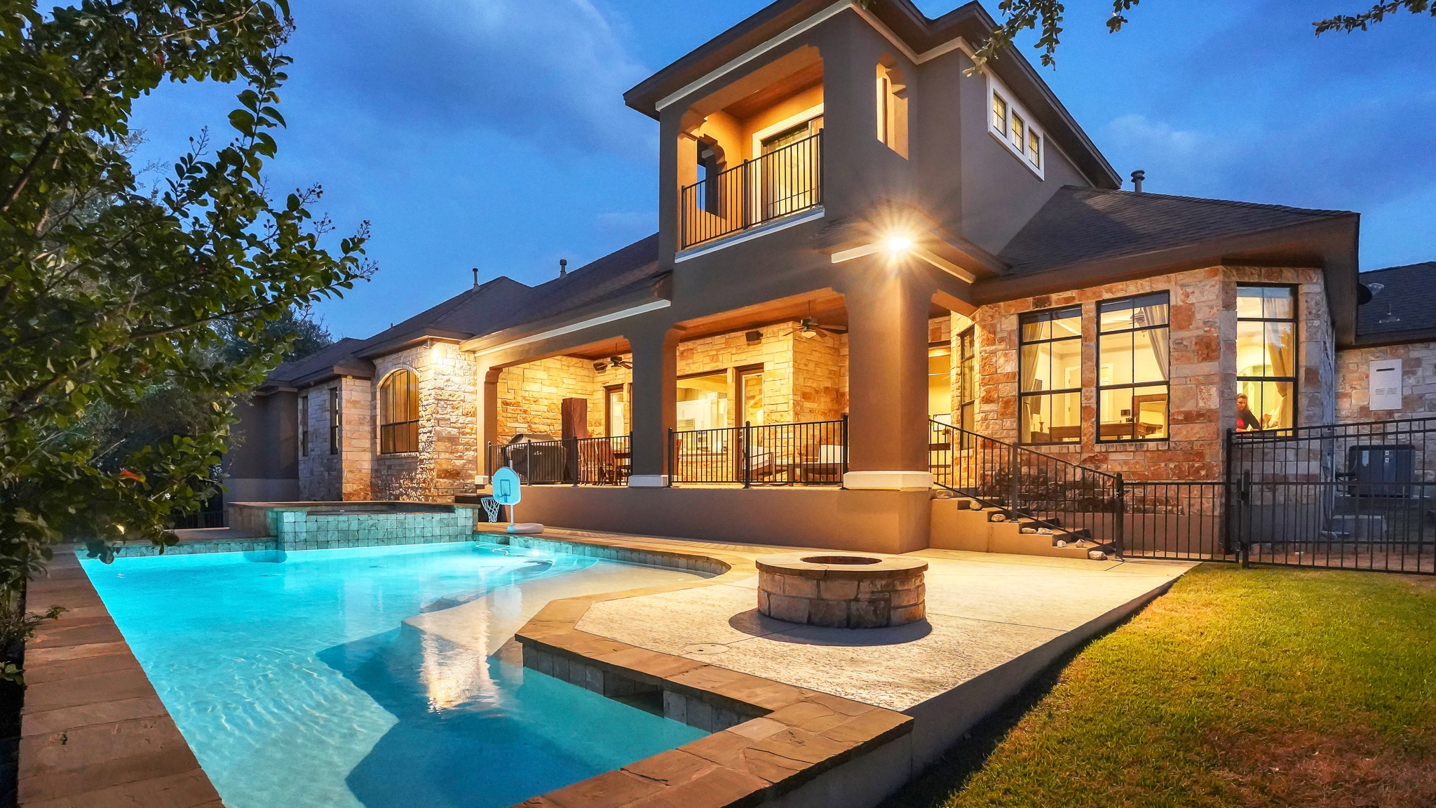 409 Escalera Parkway Georgetown, TX 78628 - Photo 3 of 40 a view of a house with swimming pool and sitting area