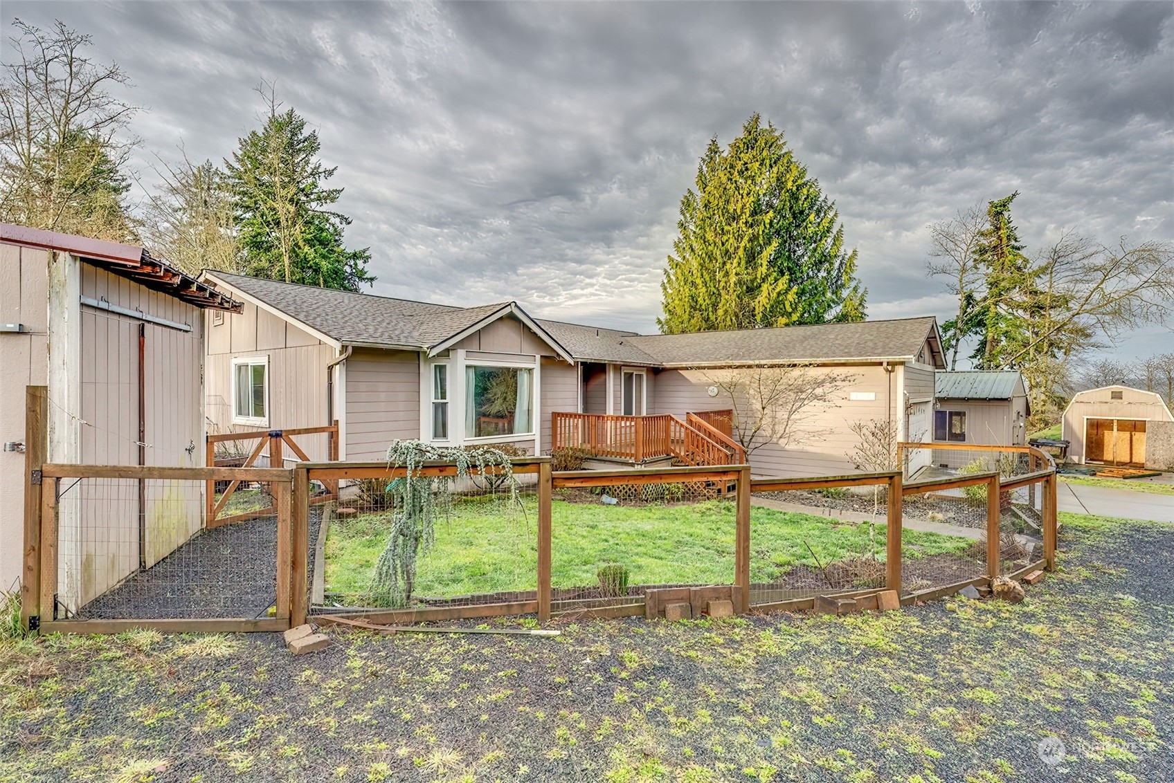 137 Ridgecrest Drive Longview, WA 98632 - Photo 5 of 40 a view of house with backyard and a slide