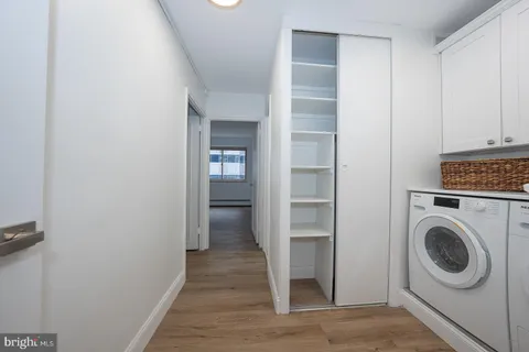 a close view of closet