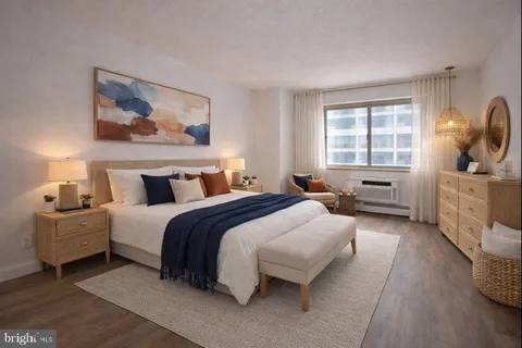 a view of small space with racks on the wall