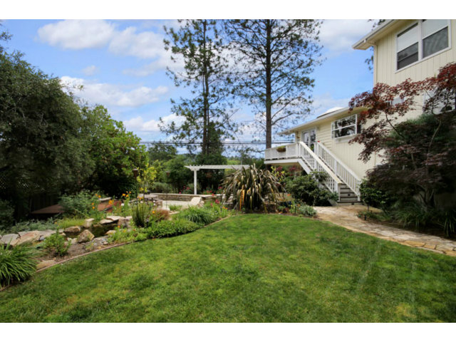 293 Arrowhead Way Scotts Valley, CA 95066 - Photo 20 of 25 a view of a house with a garden
