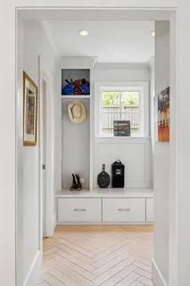 a view of a entryway of the house