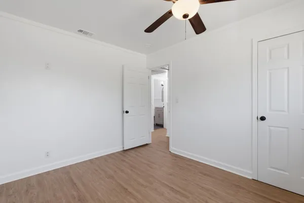 wooden floor in an empty room
